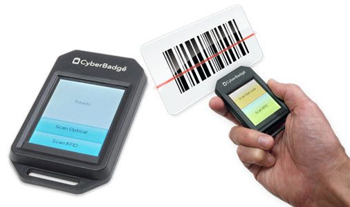 CyberBadge<sup>®</sup> – Portable Barcode Scanner and RFID Reader CyberBadge<sup>®</sup> – Portable Barcode Scanner and RFID Reader